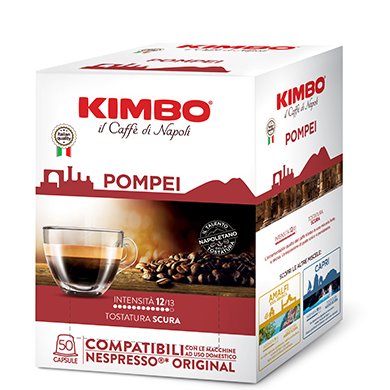 Кафе KIMBO POMPEI - капсули Nespresso 50 бр.