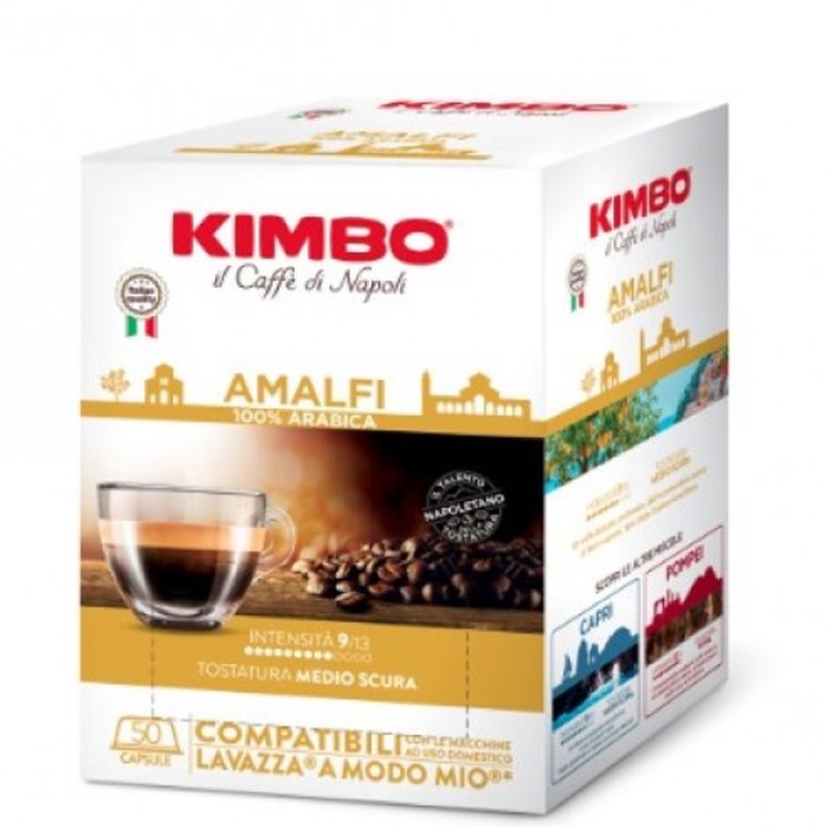 Coffee KIMBO AMALFI 100% ARABICA - capsules Lavazza A Modo Mio 50 pcs.